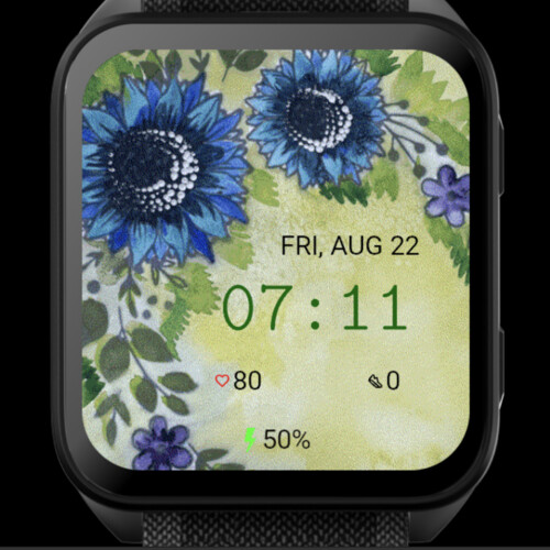 Blue Sunflowers · Screenshot 2
