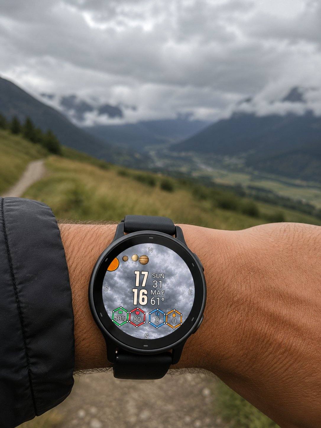 Live Sky — Real Astronomy on Your Wrist · Screenshot 1