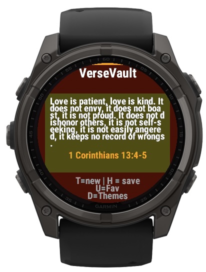 VerseVault - Daily Bible verses on your wrist. · Screenshot 0