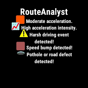 RouteAnalyst - Driving style and road analysis app · Screenshot 0
