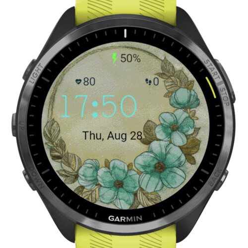 Teal Flower Circle – Elegant Floral · Screenshot 0