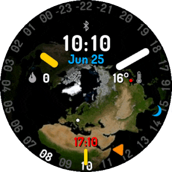 World Time Watch Face · Screenshot 0