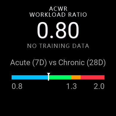 Tempo Pro: Training Load & ACWR · Screenshot 2