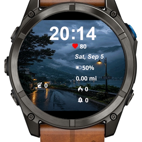 View Road Wet Rainy Night · Screenshot 1
