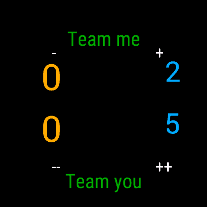 Tennismanager.be: Score keeping of tennis matches · Screenshot 0