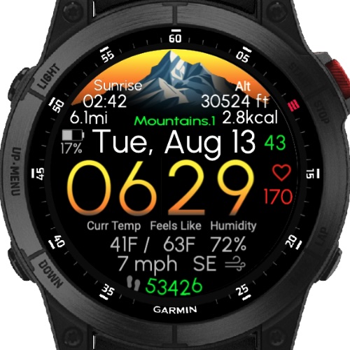 Explore: Mountains (Garmin Weather) · Screenshot 4