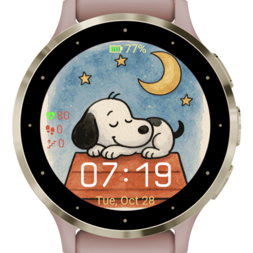 Sleepy Snoopy – Night Watch Face · Screenshot 0