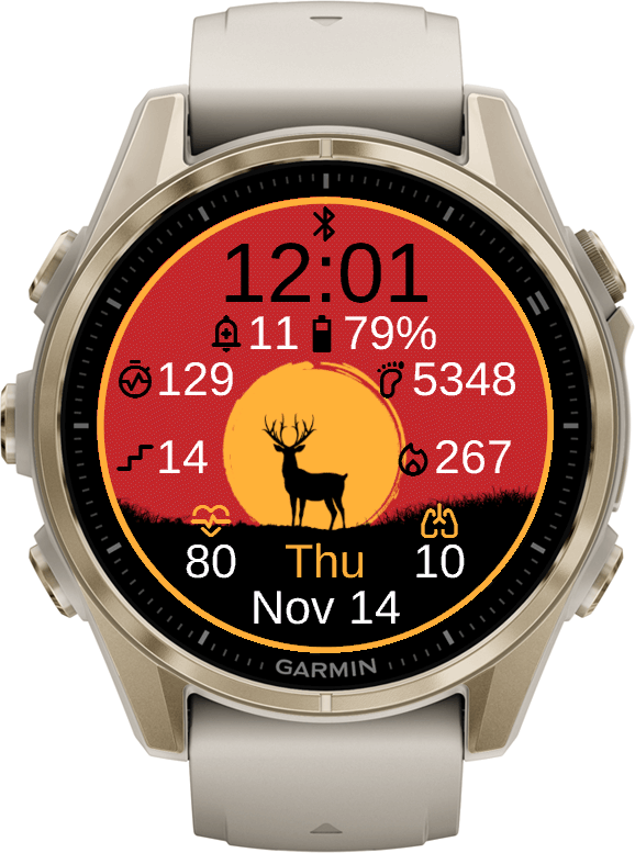 Deer at Sunset · Screenshot 2