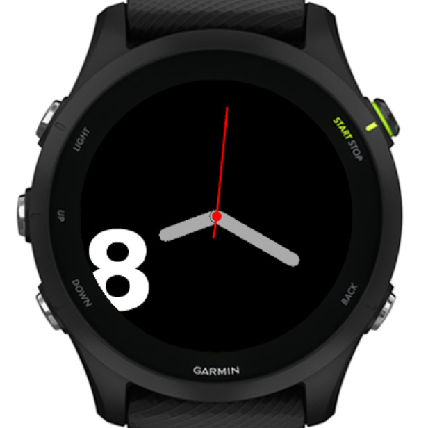 Minimalist ( Simple ) Pointer Garmin watch face