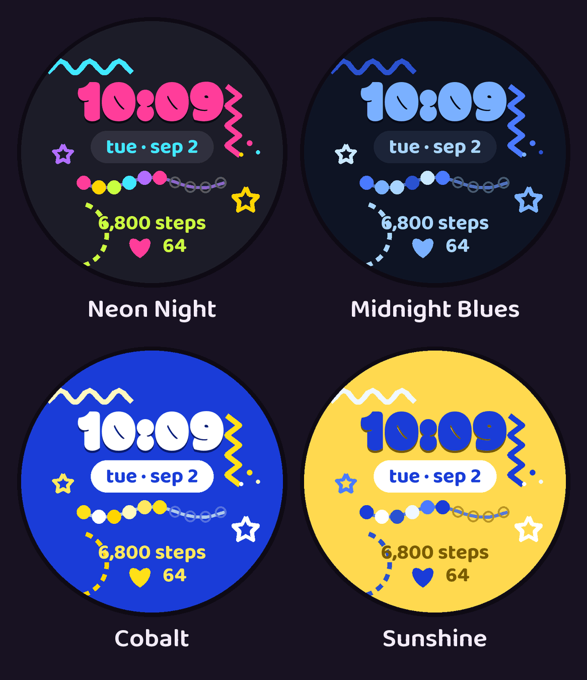 Doodle Pop Watch Face · Screenshot 1