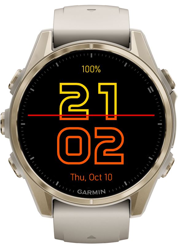 Colorful Time – Vibrant Gradient Minimal Digital · Screenshot 2
