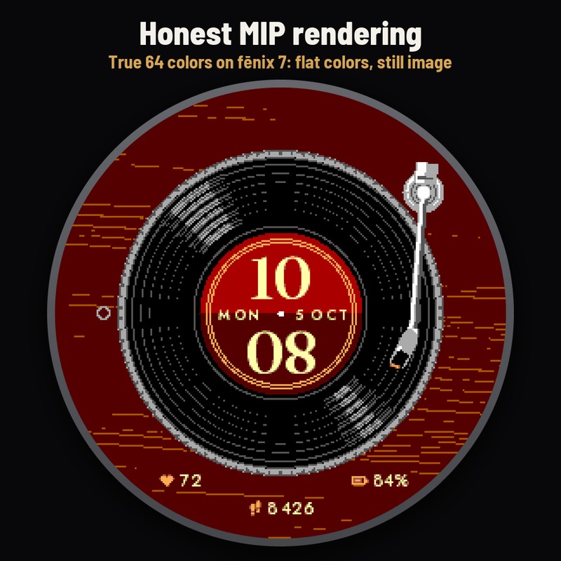 Astra Vinyl – 动态复古音乐表盘 · Screenshot 3
