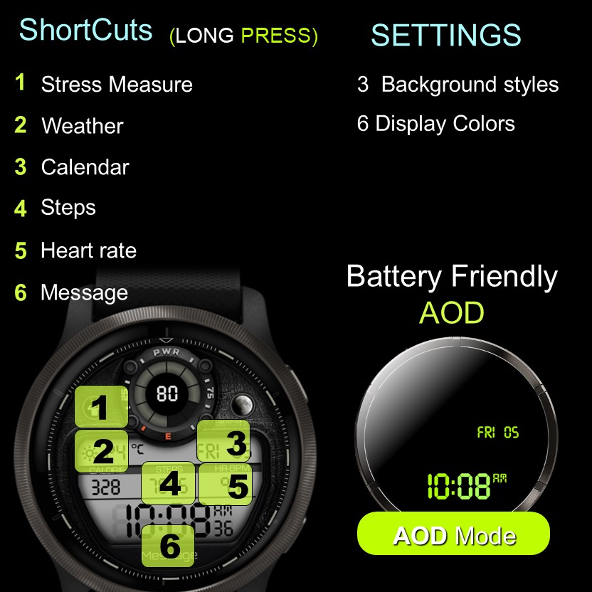 ECO01 Retro Military Digital · Screenshot 4