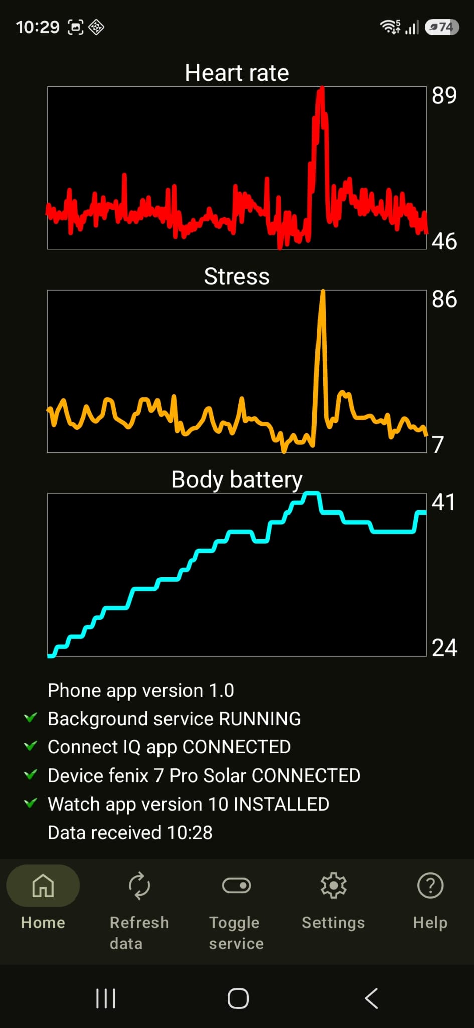 Android Phone Widget · Screenshot 3