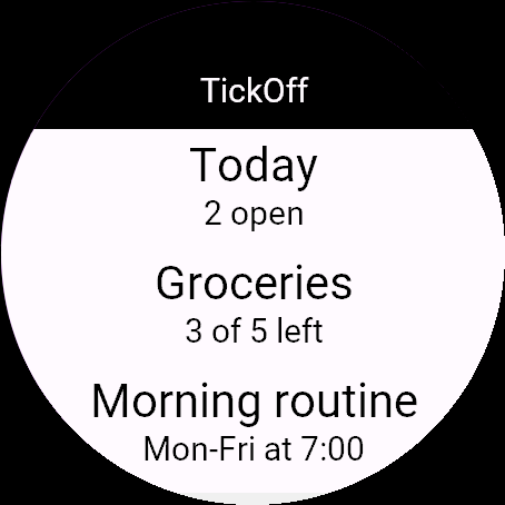 TickOff – Lists & Tasks · Скриншот 0