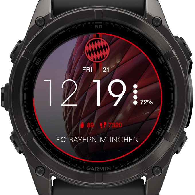Bayern Munich Football Soccer Digital Watch Face · Screenshot 4