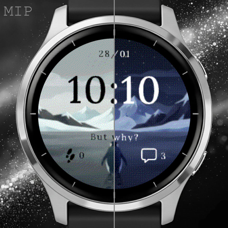 The Lonely Penguin - Trend Watch Face 5