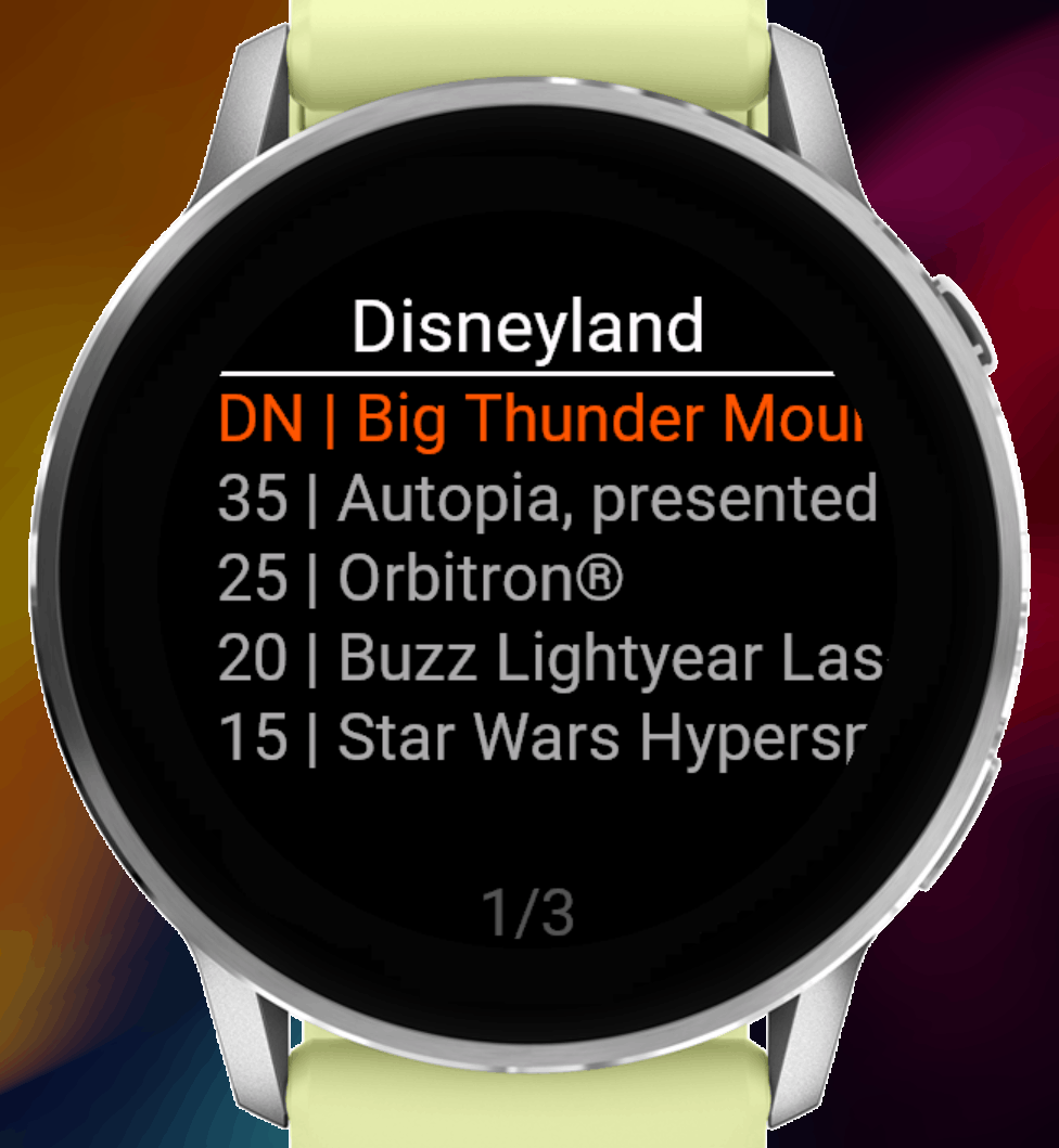 Queue Times (Theme Parks) 3