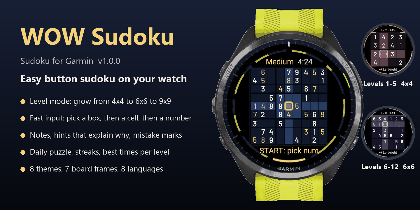 WOW Sudoku · Screenshot 0