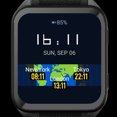World Atlas Clock · Screenshot 0