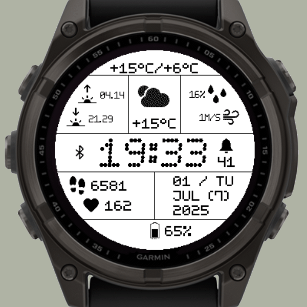 ProunDigitalWatchface · Screenshot 0