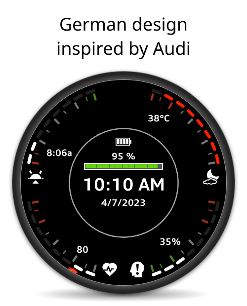 Audi-inspired Dual Gauge · Screenshot 0