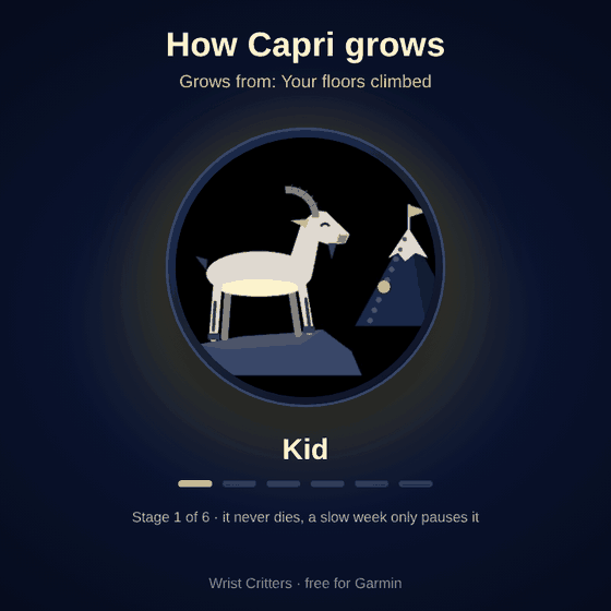 Capri Face – 錶面上的山羊 · Skærmbillede 1