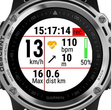 Simple VTT Mountain bike app · Screenshot 1