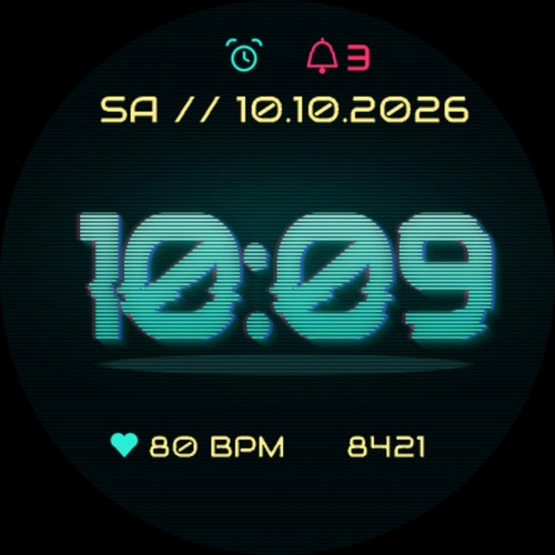 NeonTime Hologram · Screenshot 2