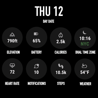 Miami Watch (All Sensor Widgets) · Screenshot 1