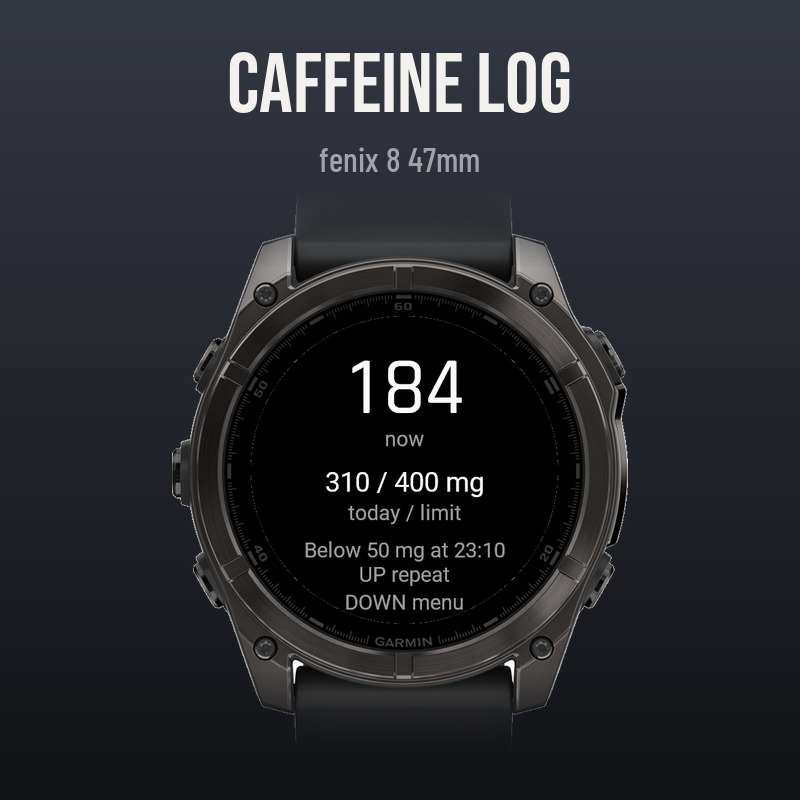 Caffeine Log · Snímek obrazovky 0