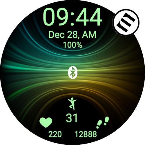 Smooth Wave watch face screenshot 5
