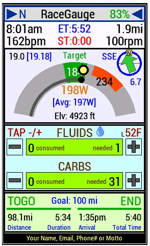 RaceGauge · Screenshot 0