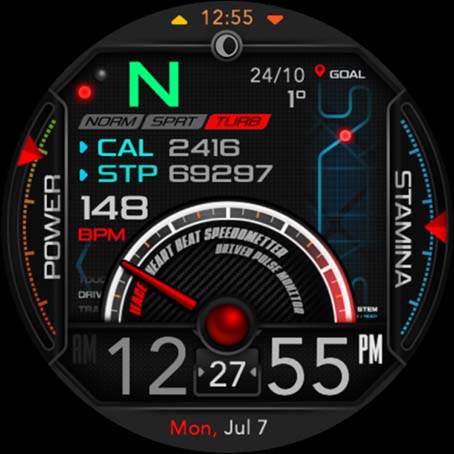 iFacer - WATCHFACE PREVIEW (454) · Screenshot 2