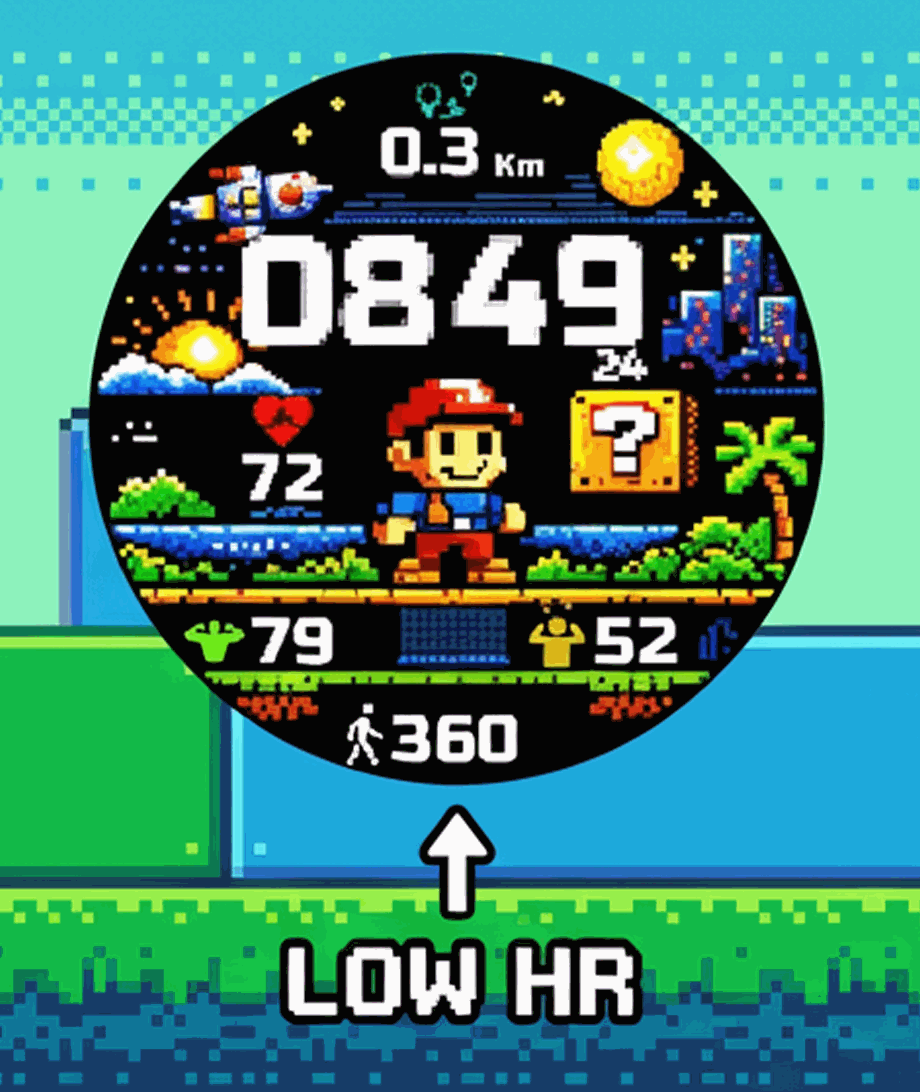 Pixel Quest 8Bit Heart Rate 2