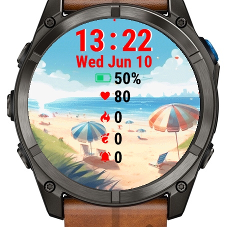Beach Scene Umbrellas · Screenshot 1