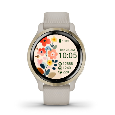 Retro Flowers Garmin Sport · Screenshot 2