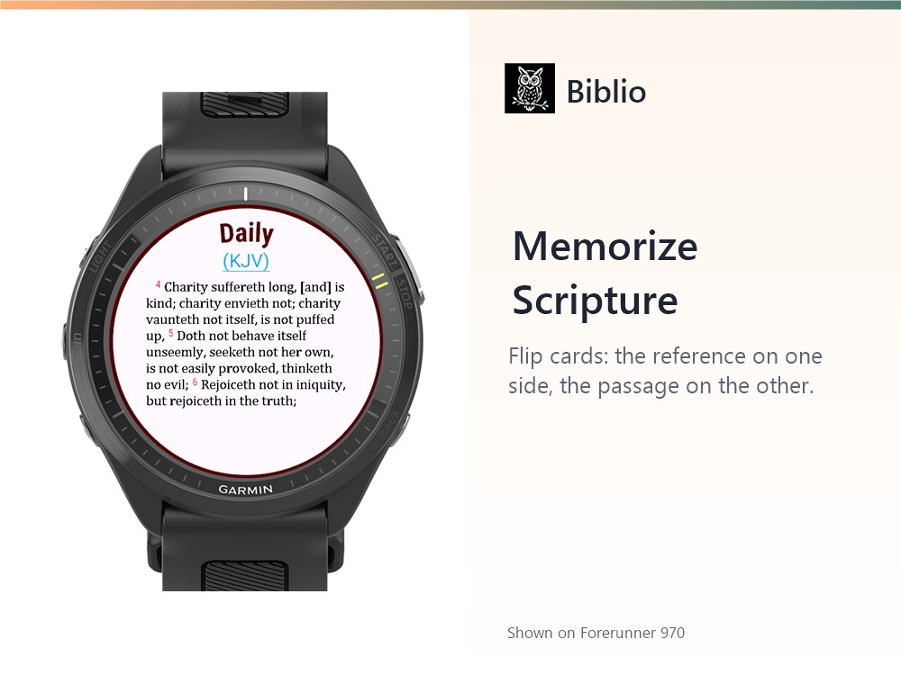 Biblio: Bible Reader, Memory & Reading Plans · Screenshot 2