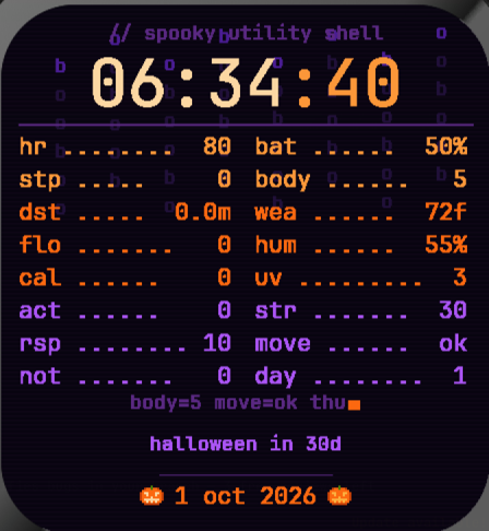 Dense Shell Halloween · Screenshot 2