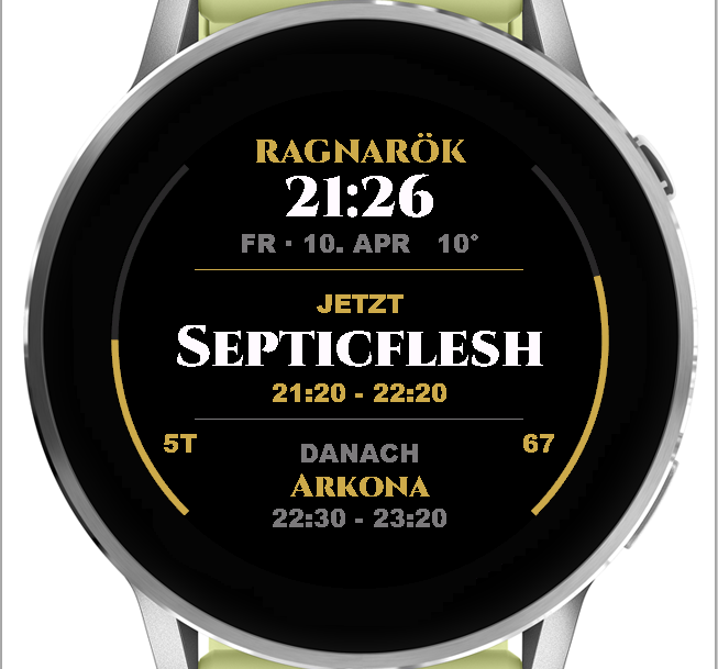 Ragnarök 2026 - Unofficial Watchface Companion · Screenshot 2