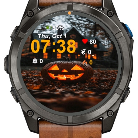 Halloween Pumpkin Sitting Leaves · Screenshot 1