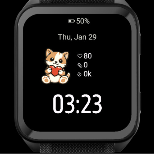 Cute Kitty Love – Animated Heart 3