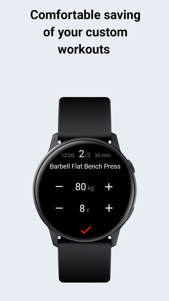 GymRun Workout Log & Fitness Tracker · Screenshot 1