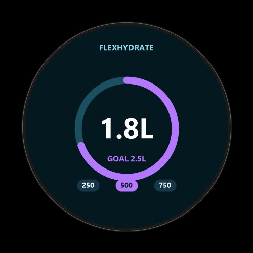 FlexHydrate - Bright Water Tracker · Screenshot 3