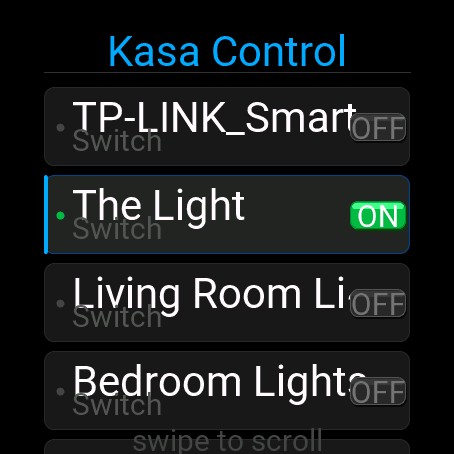 Kasa Device Control · Screenshot 0