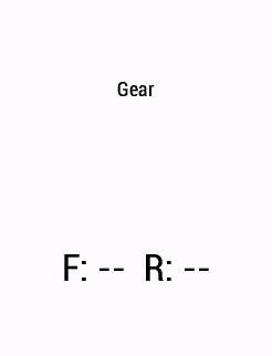 Gear Display - Simple · Screenshot 0