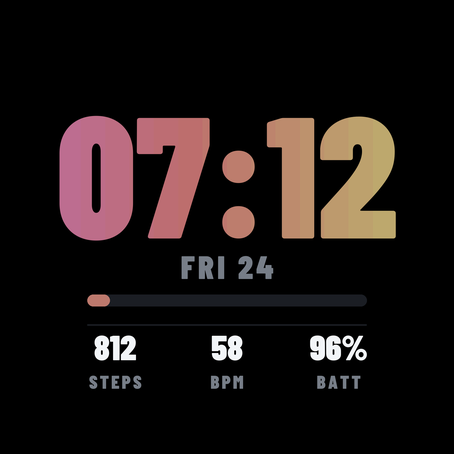 Aurore – Sport Colored Watch Face · Screenshot 3