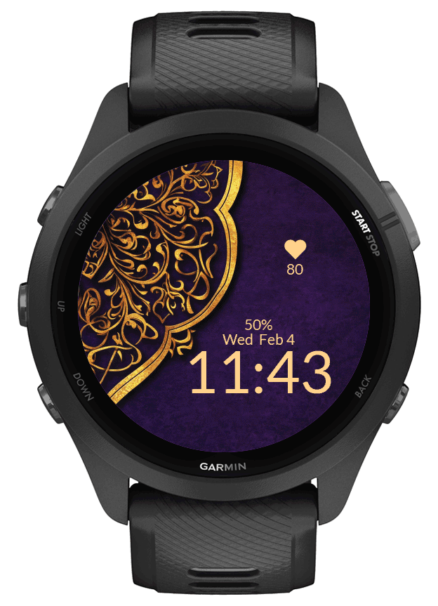 Purple Oriental Ornament 2
