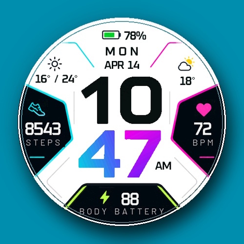 Neon Metrics: Digital Dashboard · Screenshot 0