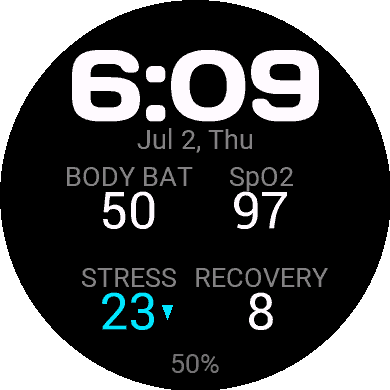 Body Battery Stack · Screenshot 1